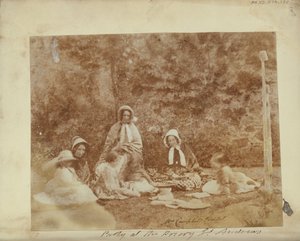 A Picnic Group by Unbekannt Unbekannt